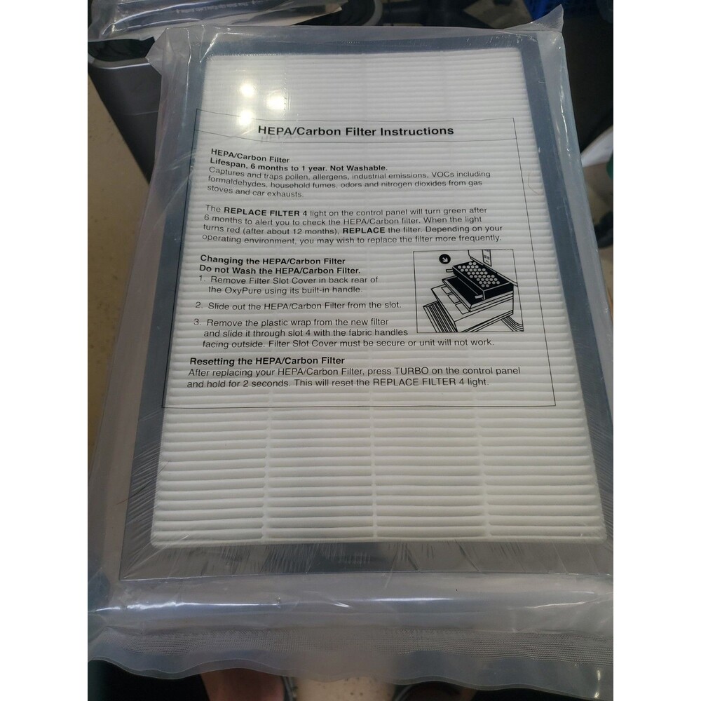 Nuwave OxyPure 5-Pack Genuine Replacement HEPA/Carbon Combo Filters